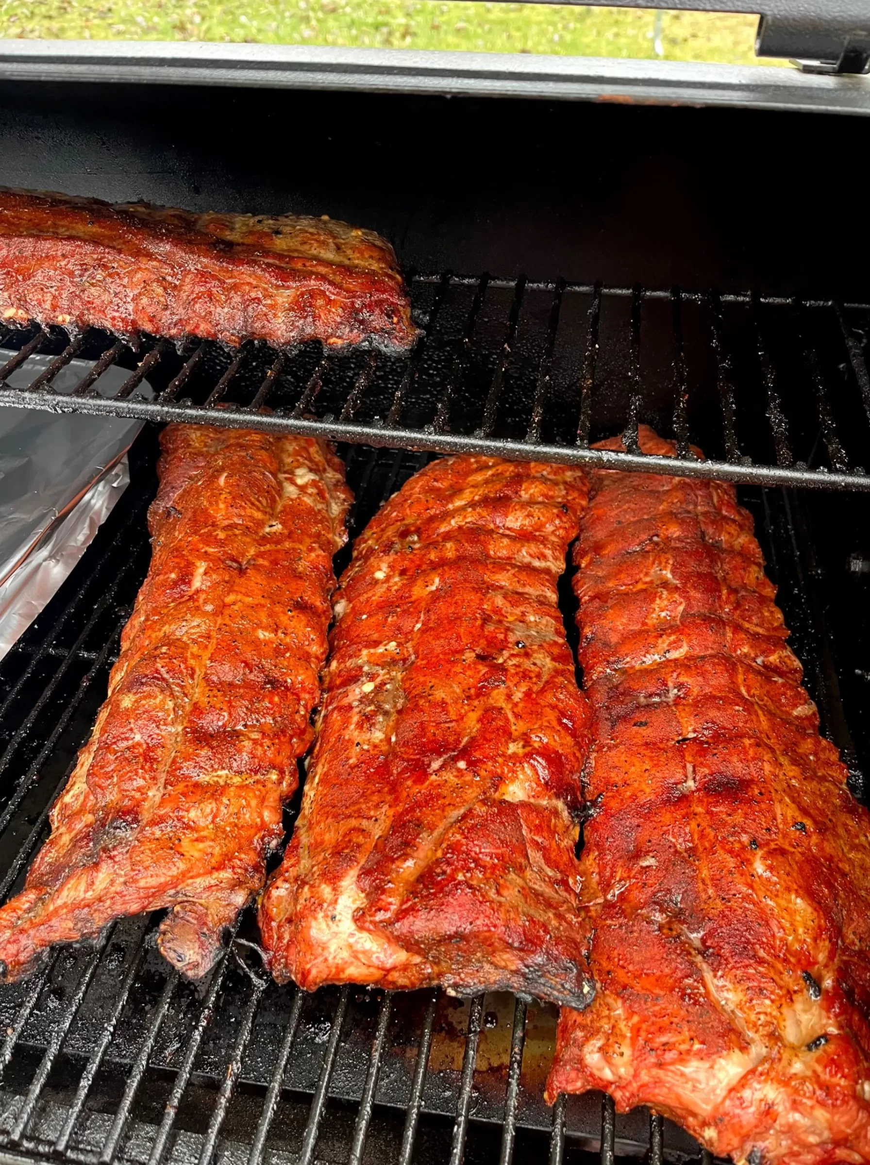 Smoked baby back ribs bbq