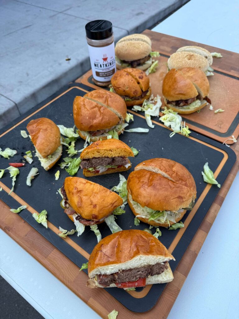 Burgers with meatkingz beef dynasty