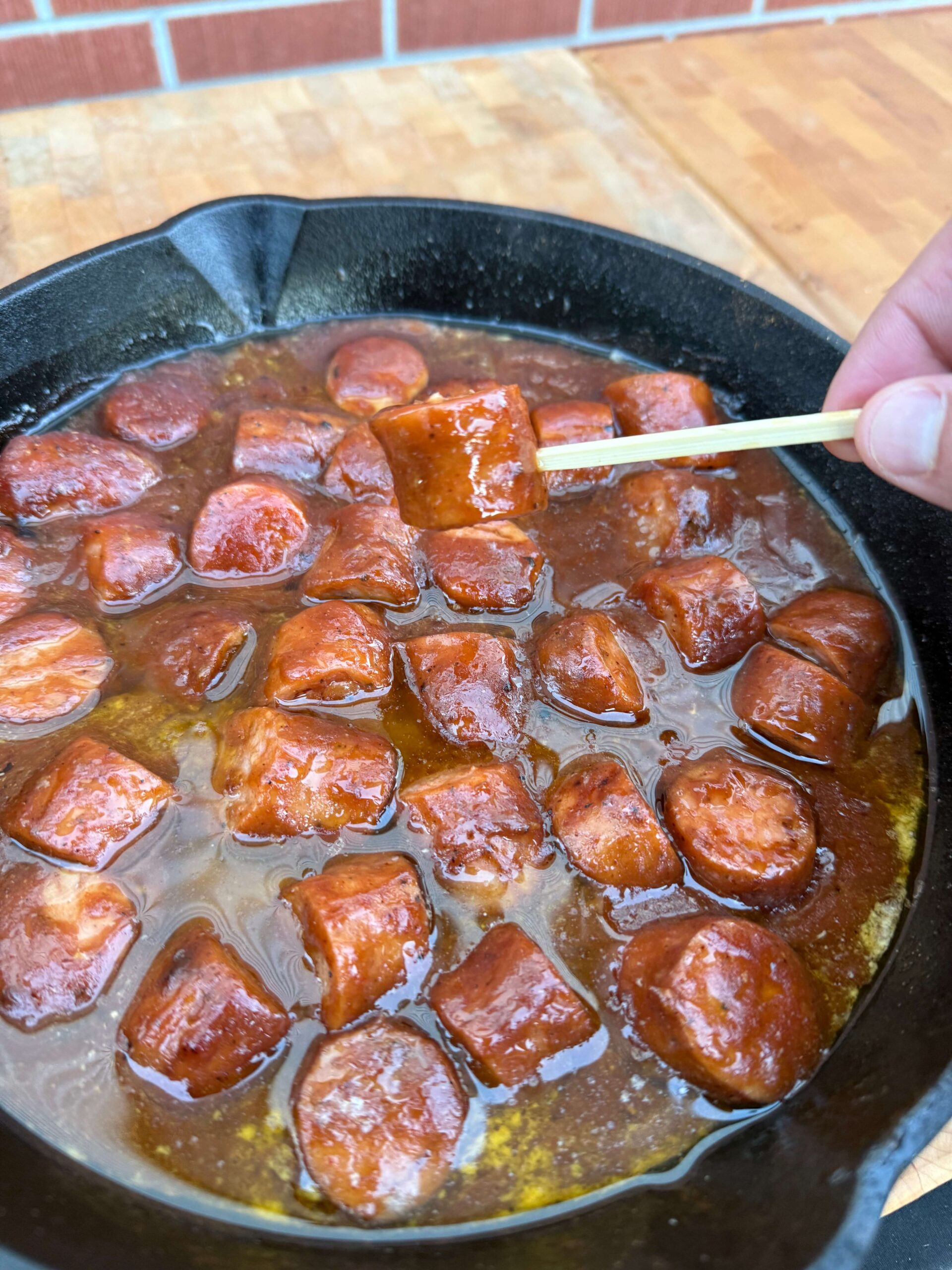 sausage burnt ends royal dust